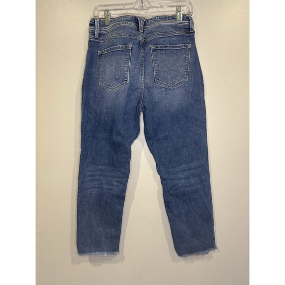 KanCan Signature Women's Distressed Frayed Hem Denim Jeans Size 28 - Picture 2 of 10